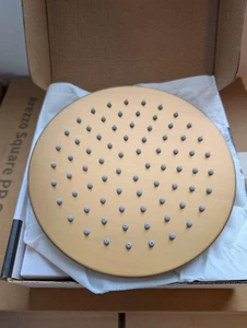Arezzo brushed bronze shower head 200mm - Picture 1 of 4