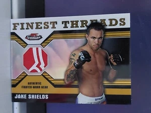 Jake Shields 2011 Topps UFC Finest Authentic Finest Threads Relic Gold #65/88 - Picture 1 of 2