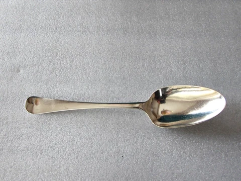 1756 GEORGIAN STERLING SILVER ANTIQUE SPOON Hanoverian London HN Cover
