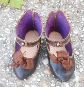 Belle paire chaussures BEBE JUMEAU taille 10 circa fin XIXème