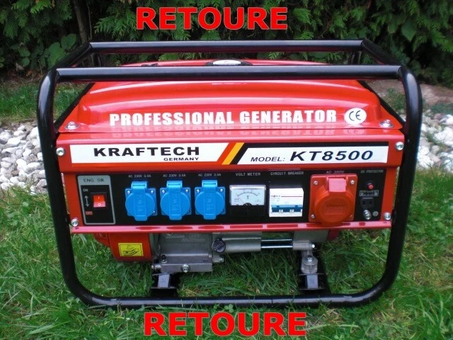 4Takt H-8500W Watt Benzin Stromerzeuger Generator Stromgenerator Notstrom DEF - Bild 1 von 1