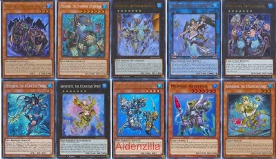 Yugioh Mermail Atlantean Deck - Poseidra Abyss Shadow Squad Abyssrhine - Image 1 of 4