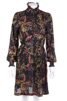 H&M dress Flower Print D 34 gold orange shades - Bild 1 von 4