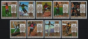 Guinea 1972 - Mi-Nr. 640-648 A ** - MNH - Olympia Munich - Imagen 1 de 1