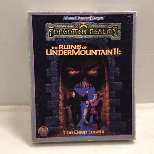 Forgotten Realms Ruins of Undermountain II AD&D TSR 1104 1994 - Imagen 1 de 9