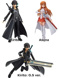 figma Kirito Asuna from TV Anime Sword Art Online action figure Max Factory - Picture 1 of 27