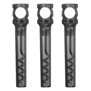Sacacorchos de Viaje Sacacorchos de Bolsillo Abridor de Vino Portátil 3 Piezas para Camping Negro - Imagen 1 de 5