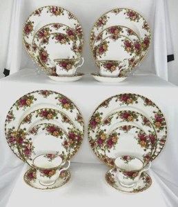 Juego de 20 piezas de vajilla Royal Albert Old Country Roses 1962 Inglaterra - Imagen 1 de 11