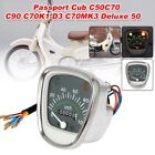 Retro Speedometer Tachometer Odometer Instrument for  Passport  C50 C708546