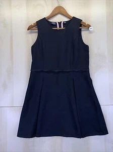 Izod Schoolwear Girls Navy Blue Tank Pleated  Dress Size 14 Reg.-7837 - Picture 1 of 4