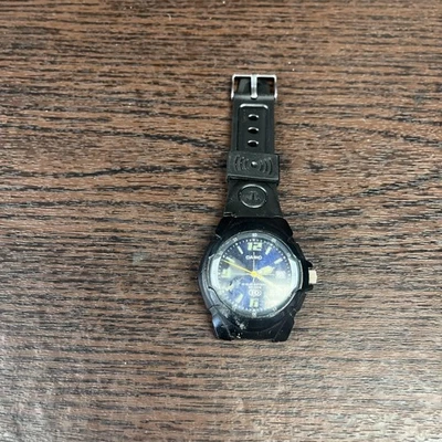 Reloj Casio HD Hombre Correa Resina Negra Batería 10 Años WR 100M Fecha MRW-500 Foto 1 de 4