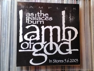 RARE LAMB OF GOD As The Palaces Burn 2 SONG CD PROMO SAMPLER 2003 Thrash METAL - Image 1 of 4