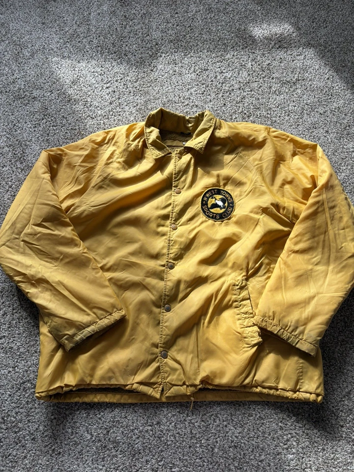 Chaqueta De Colección Años 60 70 Campeón Correr Hombre Entrenador Hombre L Winthrop University Foto 1 de 4