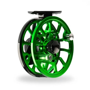 HERCULES Fly Fishing Reel with CNC-machined Aluminum Alloy Body 2+1 BB Bearing - Foto 1 di 12