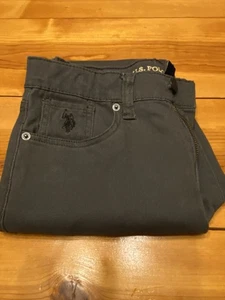 U.S. Polo Assn. Boys Jeans Size 12 Gray Denim Pants - Picture 1 of 7