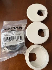 Desk Grommets Desk Hole Covers 2 Inch Black And Off White - Bild 1 von 1