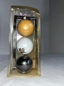 Team Golf NFL New Orleans Saints Regulation Golf Balls 3-Pack 001 - Picture 1 of 2