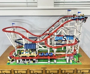 *Nice* 100% COMPLETE LEGO 10261 Roller Coaster W/ Manual Creator Expert Fair - Picture 1 of 22