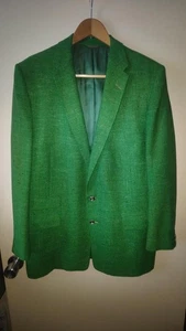 Chaqueta vintage años 50 verde mancha chaqueta Elvis Presley Rockabilly Hollywood - Imagen 1 de 13