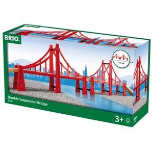 Brio World Double Suspension Train Bridge 5pc 33683 - Imagen 1 de 4