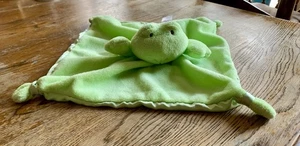 Baby Gund Satineesnugs GRÜNER FROSCH Baby Lovey Sicherheitsdecke Plüschtier #58682 - Bild 1 von 8