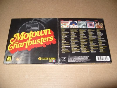 Motown Chartbusters Five Classic Albums by Various Artists 5 CD 2016) NEW & SEAL - Image 1 of 2