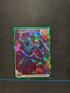 2023 UD Marvel Platinum High Series Green Crackle /99 DRAX THE DESTROYER #80 A9 - Picture 1 of 2