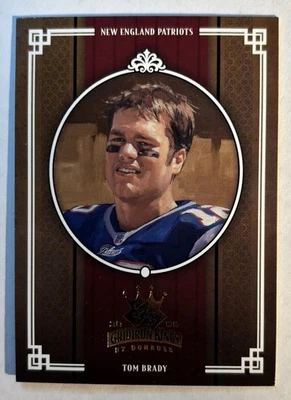 2005 Donruss Throwback Threads Gridiron Kings Tom Brady #GK-25 Patriots - Image 1 of 2
