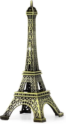 Uxcell Eiffel Tower Statue Decor Mini Metal Eiffel Tower Model Figurine for Souv - Image 1 of 4