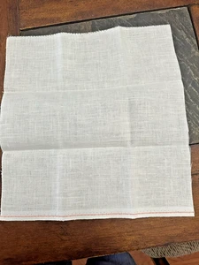 Zweigart 32 count ANTIQUE WHITE linen 13 X 13 " cross stitch needlework - Picture 1 of 4