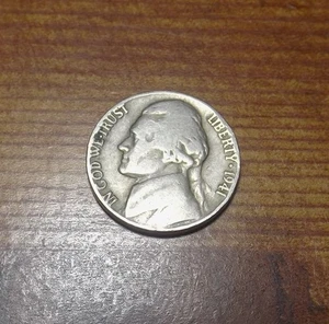 1941 Thomas Jefferson Nickel with Errors - Picture 1 of 8