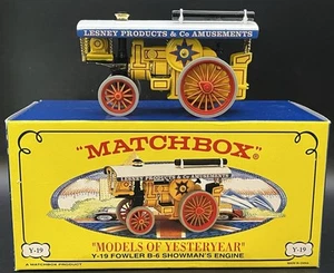 Matchbox Y19 Fowler Showman Engine - Lesney - MICA - Models Of Yesteryear - Imagen 1 de 3