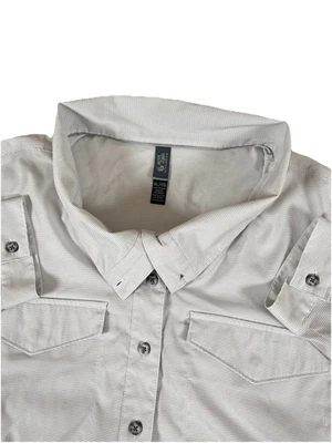 Camisa Mountain Hardwear Citypass Manga Larga Popover Gris Rayas Para Mujer’s XL Foto 1 de 4