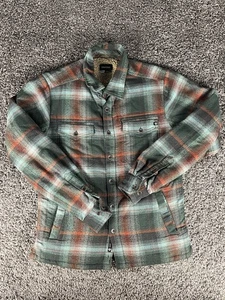 Marmot Ridgefield Heavyweight Flannel Sherpa Lined Shirt Jacket Mens Small - Picture 1 of 12