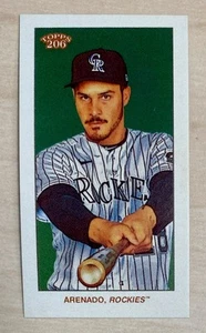 NOLAN ARENADO - 2020 Topps 206 - Wave 2 - PIEDMONT BACK #14 - COLORADO ROCKIES - Picture 1 of 2