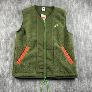 Chaleco Nike Adulto Grande Verde Ropa Deportiva Deportiva Esenciales Polar DD5025 Para Hombre - Imagen 1 de 9