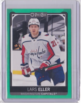 2021-22 O-PEE-CHEE NEON GREEN BASE PARALLEL 30/50 LARS ELLER #104 CAPITALS - Image 1 of 2