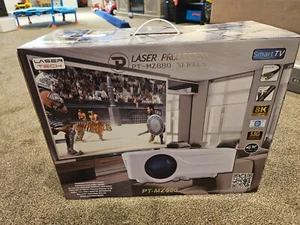Panasonic PT-MZ680 6000-Lumen WUXGA 3LCD Projector with 100-8k - Picture 1 of 6