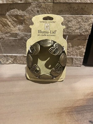 NUEVO Yankee Candle Cascos de Fútbol Deportes Otoño Illuma Tapa Tarro Vela Accesorio  Foto 1 de 4