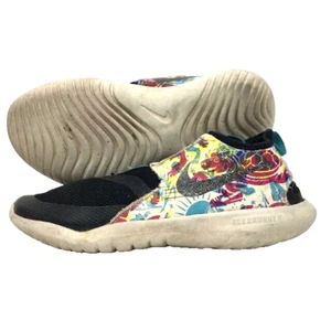 Nike Flex Runner-Fable of Turtle & Hare-Girl's Sz 3.5-Colorful Shoes- CJ2082-001 - Picture 1 of 8
