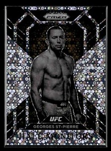 2023 Panini Prizm UFC Georges St Pierre Hall Monitors Disco Prizm Under Card