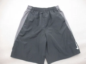 NIKE DRI-FIT Size XL Boys Black Stretch Waist Lined Pocket Running Shorts 076 - Picture 1 of 8