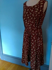 Handarbeit Größe 14P Kleid Viskose schwer fallend Textil Europa - Bild 1 von 5