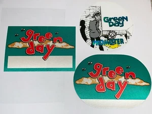 GREEN DAY 3 BACKSTAGE 1994 TICKET PASSES TOUR pass dookie Billie Joe Armstrong x - Picture 1 of 8