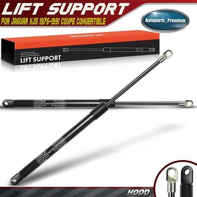 2Pcs Front Hood Lift Supports Shocks Struts for Jaguar XJS 1976 1977 1978-1992 - Image 1 of 4