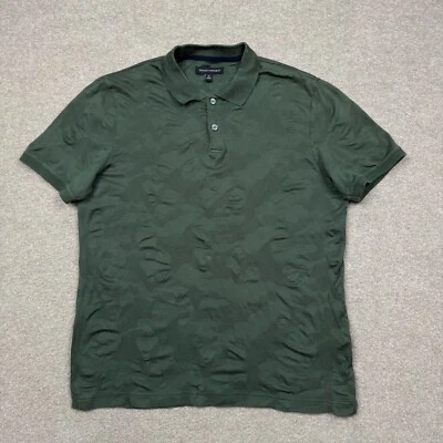 Banana Republic Polo Shirt Men's Size M Green Short Sleeve Collared Preppy - Image 1 of 4