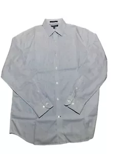 Banana Republic Long Sleeve Shirt Mens Small Grey Standard Fit Button Down - Picture 1 of 12