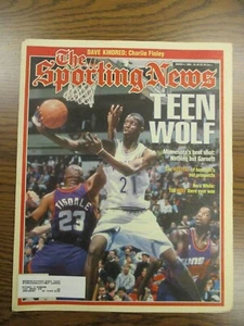 The Sporting News 4 marzo 1996 Kevin Garnett Timberwolves copertina, Charlie Finley - Foto 1 di 1