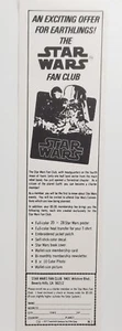 ULTRA RARE Vintage 1978 Star Wars Fan Club Promotion & Enrollment Form - Picture 1 of 7