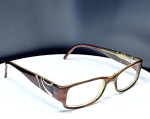 VTG ELIZABETH ARDEN EA-1037-2 BROWN Womens Rectangle Eyeglasses FRAMES ONLY - Picture 1 of 4